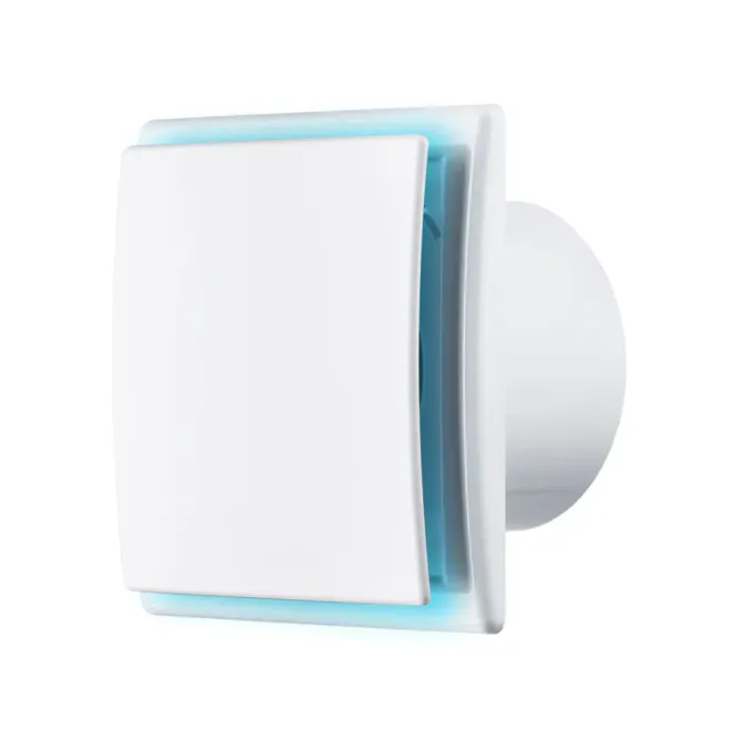 Hovedbilde Avtrekksvifte OK firkantet hvit 100m³/t med ...